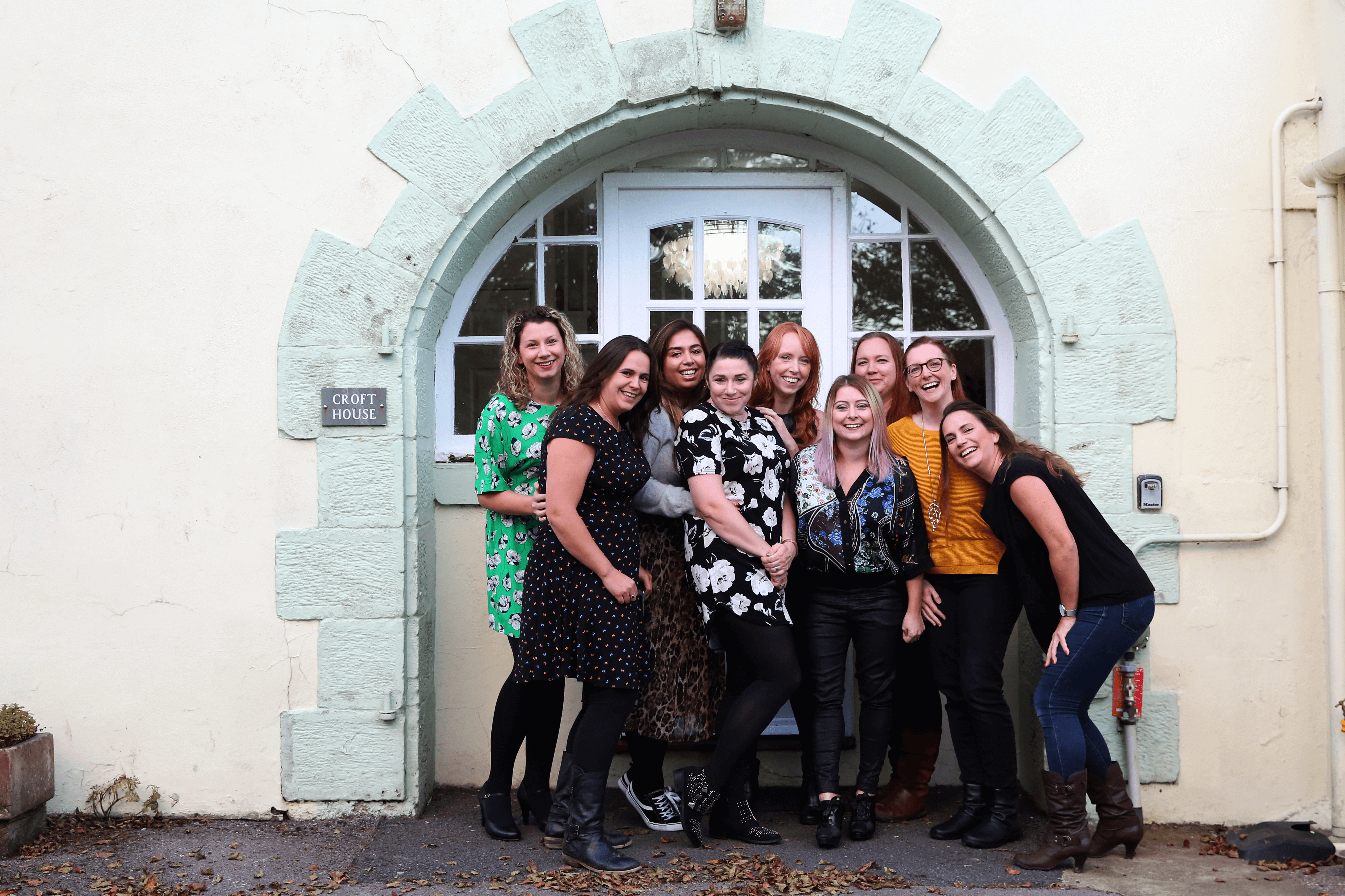 Bloggers ready for a night out at Croft House