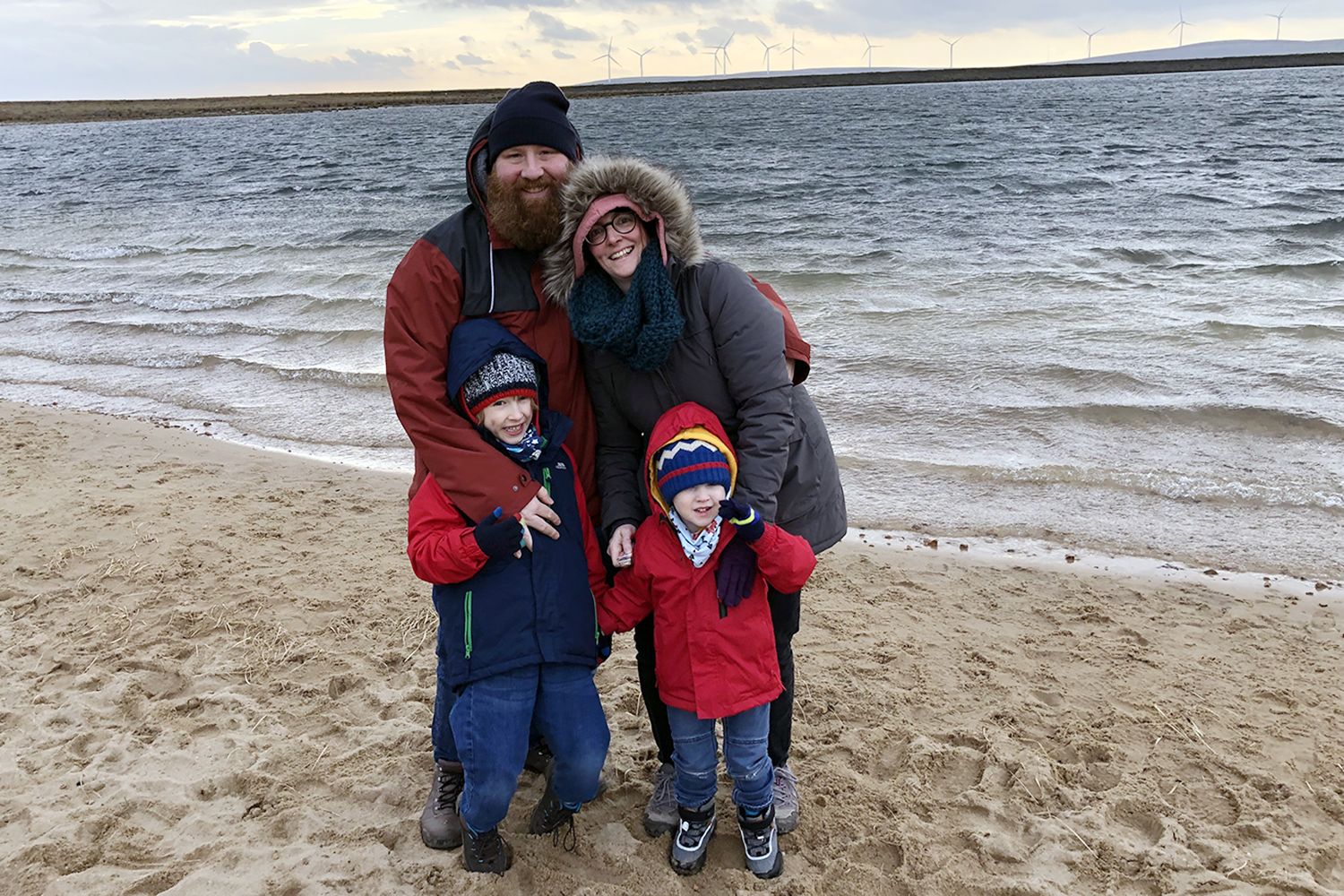 Me & Mine February 2019 - family portrait at Gaddings Dam
